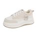 Little White Shoes Female Students Thick-soled Heightening Sports Board Shoes Casual Street Shooting_vogvips.com