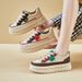 Little White Shoes Female Students Thick-soled Heightening Shoes Sports Board Shoes Casual Street Shoes_vogvips.com