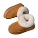 Slippers Plush Heel Snow Boots For Women Winter Outdoor Thick Sole Non-Slip Fleece Warm Fashion Simple Cotton Shoes_vogvips.com
