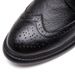 Euro Step Brogue Casual New Genuine Leather Business Work Shoes With Carved Pattern For Young Men In Large Sizes_vogvips.com