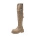 2025 New Thick-Soled Chunky Heel Long For Women, Autumn And Winter Over-the-Knee Suede Slimming High Boots, Riding Boots_vogvips.com