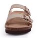 Crestar Women's Cork Footbed Slide Sandal Adjustable Buckle Summer Outdoor Suede Sandals With Arch Support Non-slip Beach Shoes_vogvips.com