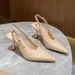 Thin-heeled Closed-toe Backless High-heeled 2025 Spring And Autumn New Pointed-toe Sandals Patent Leather Women's Shoes_vogvips.com