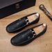 SHLIANG Men's Slip-On Flat Bottom Fashion Casual Shoes Breathable Comfortable Insole Large Size Loafers Durable Seams X0026_vogvips.com