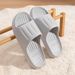 Summer Women Home Slippers Beach Flat Sandals Fashion Comfortable Non-Slip Slides Indoor Outdoor Men Bathroom Flip Flops_vogvips.com