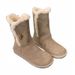 2025 Winter New Style Horn Buckle Thick-Soled For Women, Sheepskin Integrated, Non-Slip, Thickened, Northeast Snow_vogvips.com