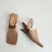Korean Niche Design Sandals 2026 Summer New Vintage Woven Hollow Square Toe Chunky Heel Women's High Heels_vogvips.com