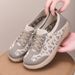 Leopard Print German Training Spring Summer New Meh Single Soft Sole Breathable Caual Women' Slip-On Mom_vogvips.com