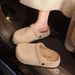 2025 Ugly-Cute Retro Closed-Toe Shoes For Women Autumn Winter New Slip-On Casual Slippers_vogvips.com
