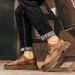 New Leather Spring Men's Shoes High-top Men's Heightening Tooling Martin Boots_vogvips.com