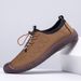 2025 Summer Hollow Breathable Top Bottom Soft Leather Men's Casual Anti Slip And Wear Resistant Lazy Shoes_vogvips.com