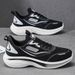 Coconut For Men, New Summer Breathable Youth Sneakers, Thick-soled Non-slip Casual Fly-knit Running Dad Shoes_vogvips.com