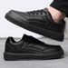 White For Women Lace Up Sports Leisure Board Shoe Stylish Low Top Bling Skateboard Sneakers Casual Pu Leather Shoes_vogvips.com