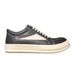 European American Trend Guangzhou Single Shoes Nappa Calf Leather Black And White Thick-soled Lace-up Low-top Men's_vogvips.com