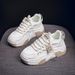 Ins Korean Version Thick Soled Dad Shoes, Women's Autumn New Style Street Photography, Student Running Sports Height_vogvips.com