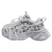 Distressed Vintage Dad Shoes For Men & Women - Chunky Platform Sneakers With Graffiti Style, Breathable & Slip-Resistant Low-Top Casual Shoes_vogvips.com