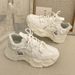 Ins Korean Style New Dad For 2024 Spring Student Versatile Sneakers Women Casual Thick Sole Height Increasing Shoes_vogvips.com