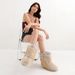 Women Faux Fur Boots Winter Fluffy Plush Warm Mid Calf Snow Boots Luxury Fashion Furry Boots Comfortable Outdoor Flat Shoes_vogvips.com