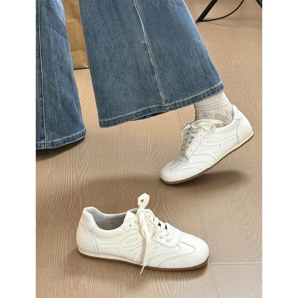 Retro White For Women, 2026 New Autumn Model, Soft-soled, Non-slip, Lightweight, Casual Sports Sneakers_vogvips.com