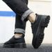 European Warm Series Derby Versatile Casual Thick Sole Trendy Height Increasing Low Top Yellow Big Toe Martin Boots Men's Commuting Leather_vogvips.com