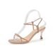 High-End Thin Heel For Women 2024 Summer New Fashion Rhinestone One-Strap Roman Sandals_vogvips.com
