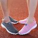 Plus Size Men's Couple's One Foot Stepping Shoes, Women's Mesh Sports Running Shoes_vogvips.com