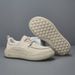 Summer Top Layer Cowhide Slanted Toe Casual Shoes Men's Cute Ugly Loafers Versatile Trendy_vogvips.com