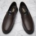 Men's Casual Leather Shoes, Casual Lace-up Leather Shoes, Platform Soft Leather Men's Shoes_vogvips.com