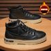 European Warm Series Winter New Mid-High Top Martin Boots Men's British Low-Top Casual Leather American Work Cotton Shoes_vogvips.com