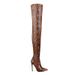Snake Pattern Over-the-Knee For Women, Thin 2022 Spring Pointed Toe, Ultra High Heel, Sexy Women's, Plus Size Long_vogvips.com