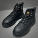 Martin Boots Men's High-top Men's Boots Genuine Leather Boots Men's Shoes Medium-top Men's Tooling Boots_vogvips.com