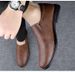 Men's Shoes Loafer Leather Shoes Outdoor Casual Shoes Low-top Foot Cover Leather Surface Single Shoes_vogvips.com