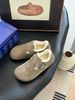 Sanpo New Birke Nstock Full Coverage Unisex Sheepskin Snow Boots Comfortable Slip-On Women's Cotton Shoes_vogvips.com