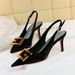 Bigtree Metallic Nightclub Shoes Slim Sexy Shoes Women's Shoes High-heeled Shoes_vogvips.com