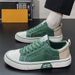 Men's Classic Canvas Sneakers For Summer - Breathable, Slip-Resistant, Durable & Versatile Casual Shoes With Round Toe And Low-Top Design_vogvips.com
