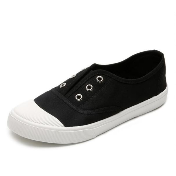 Leisure For Women Sneaker Fashion Four Seasons Breathable Slip On Athletic Low Help S Canvas Board Shoes_vogvips.com