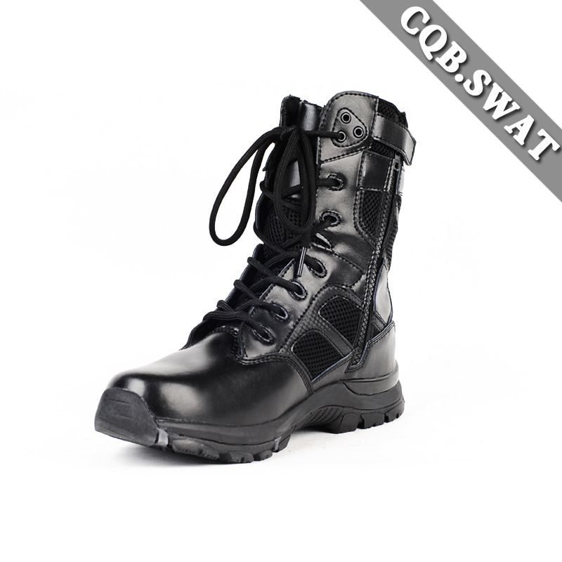 War Wolf Combat Boots Shock Absorption High Top Outdoor Tactical Boots Combat Boots Breathable_vogvips.com
