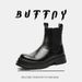 Retro Tooling Boots, Locomotive Wind Thick Bottom Increases, Ruffian Handsome Chelsea Boots, Foot-fitting Martin Boots_vogvips.com