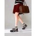 Lan Cabinet" Norwegian Spring ~ Color-Block German Training For Women Versatile Casual Sports Soft Sole Agan Shoes_vogvips.com