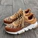 2026 New Thick Soled Round Toe Low Top Leopard Print Single Shoe Women, Spliced Lace Up Sneakers For Women_vogvips.com