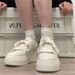 Little White Shoes Female Student Casual Thick Sole Height Increase Small Shoes Female White Board Shoes Female Korean Version_vogvips.com
