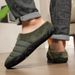 Winter Warm Plush Couple Thick Sole Home Indoor Slippers Outdoor Waterproof Non-slip Men Shoes Flat Footwear_vogvips.com