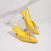 Women’s Shoes Large Size Women's Pointed Kitten Heels Solid Color Rhinestone Bow Elegant Back Empty Mule Sandals_vogvips.com