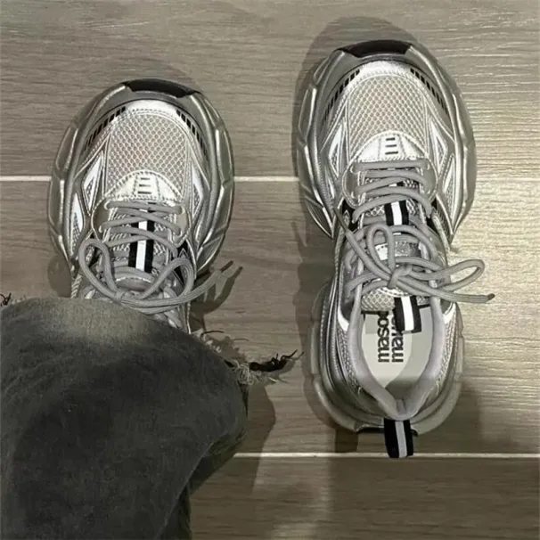 Thick Soled Dad For Women 2024 New Women's Summer Sier Height Increasing Running Casual Sports Shoes_vogvips.com