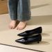 2399 Retro-style Professional Work And Commuting Stiletto Shoes, Comfortable For Long Standing, Slip-on Casual Versatile_vogvips.com
