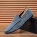 SHLIANG New Men Loafers Breathable Men Sneakers Casual shoes Men's flats Driving Shoes Soft Moccasins Boat Shoes Sneakers Y0231_vogvips.com
