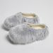 Plush Faux Fur Mule Slippers With Platform Sole - Unisex Cozy House Shoes For Indoor & Outdoor Wear, Non-Slip & Comfortable, Y2K Fashion Trend_vogvips.com