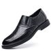 Casual Leather For Men Trendy Business Formal Comfortable Slip-On Solid Color New Style Height Increasing Low Top Men's_vogvips.com
