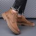 New Leather Spring Men's Shoes High-top Men's Heightening Tooling Martin Boots_vogvips.com