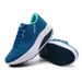 Ladies Casual Sports Shoes Breathable Comfortable Wedge Heel Thick Sole Sneakers Lace-up Shoes_vogvips.com